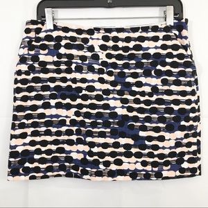 Diane Von Furstenberg Nelly Tweed Mini Skirt Lined